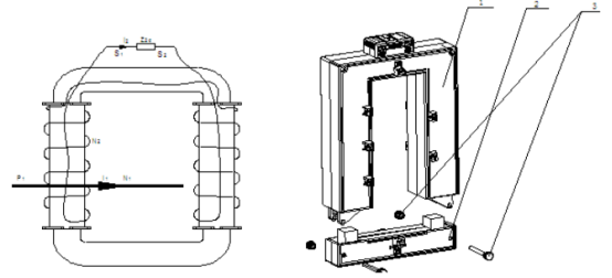 open account current transformer