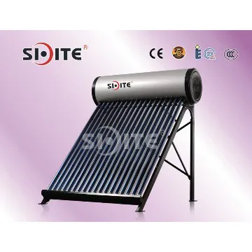 Galvanized frame compact pressure sangle solar powered water heater