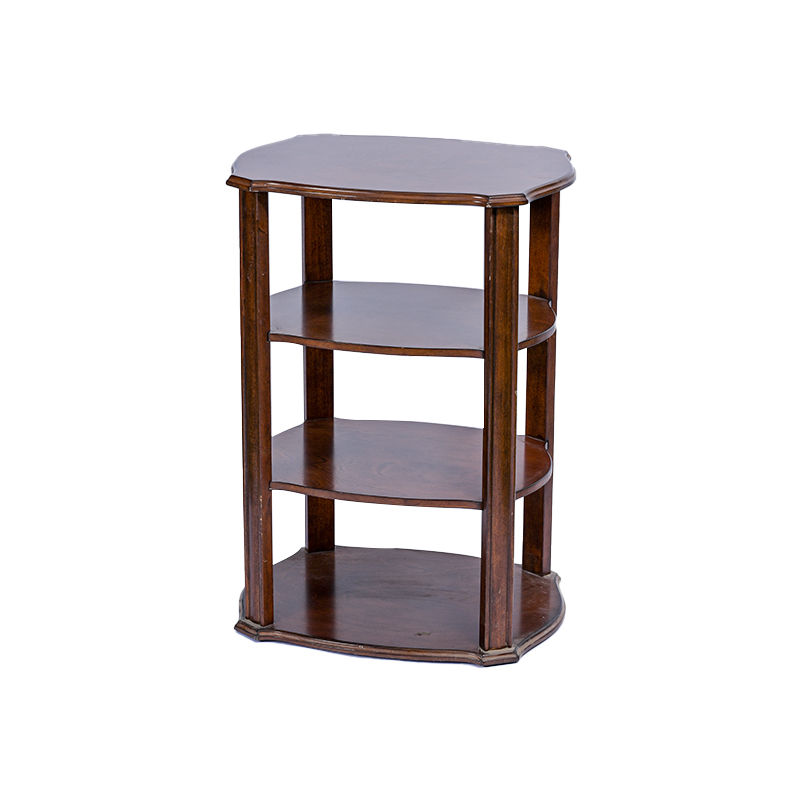 Wood Corner Bookcase
