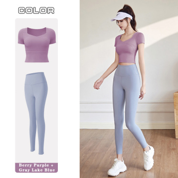 Roupas de ginástica com design ecológico para exercícios diários