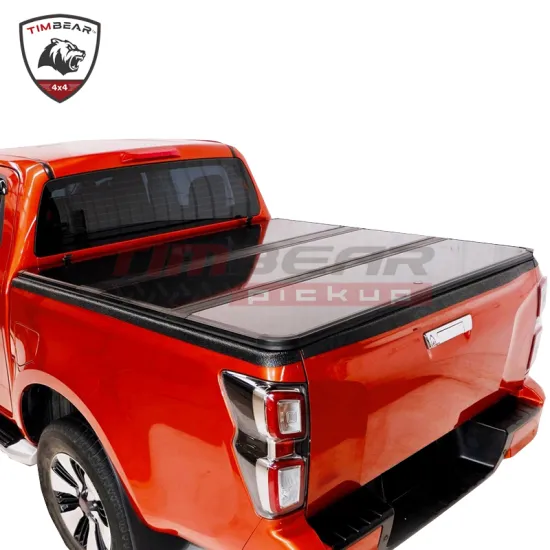 Timbear Pickup 4X4 Hard Folding Tri-Fold Tonneau Cover for Isuzu D-Max 2021