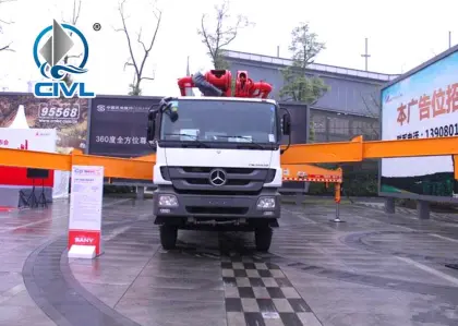 Energy Saving 48m Boom Concrete Pump Truck
