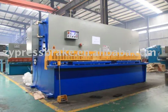 hydraulic shearing brakes/6m length hydraulic numeric-control shearing machine