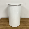 White Round Coffee Dining Furniture Metal Table Legs