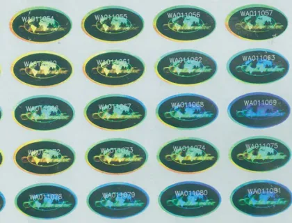 Transparent Hologram Laser