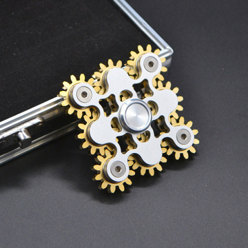 Hot linkage type stainless steel hand fidget spinner fingertip gyro