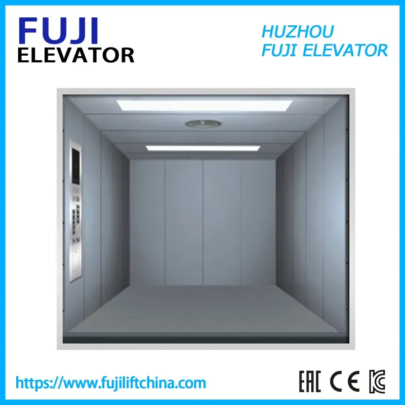 Fuji Factory Price Cargo Lift Freight Elevator with Machine Room