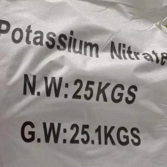 Potassium Nitrate for glass manufacturing