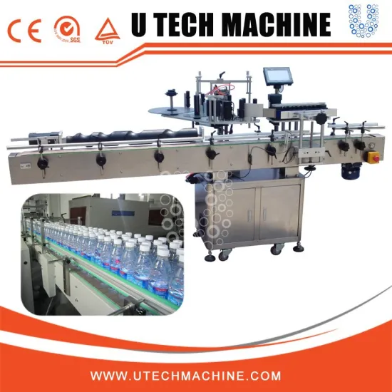High precision semi automatic bottle filling capping and water bottle labeling machine
