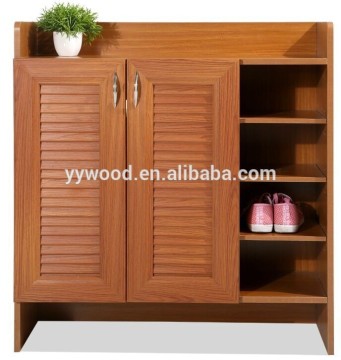 Fiberboard wooden shoe cabinet/shoe rack with door