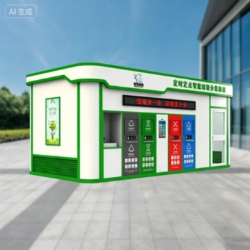 Smart Custom Metal Waste Container for Public Areas