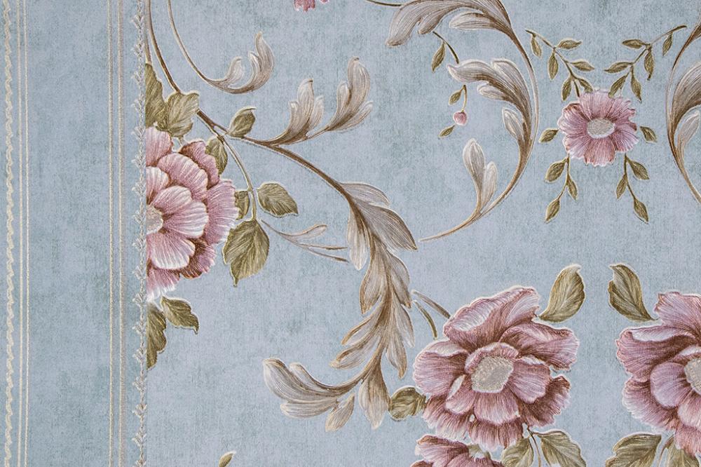 small fresh non-woven wallpaper