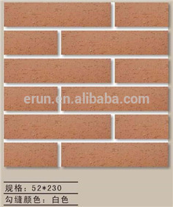 China supplier exterior and interior refractory fire cladding wall tile