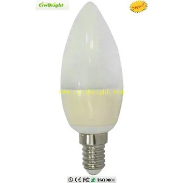 lampe led C37  ceramic tailed candle bulbs for chanderlie