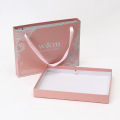 Drawer Cardboard Lens Box With Ribbon Handle