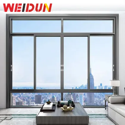 Weidun LH65 Soundproof Thermal Insulation Aluminum Sliding Patio Windows
