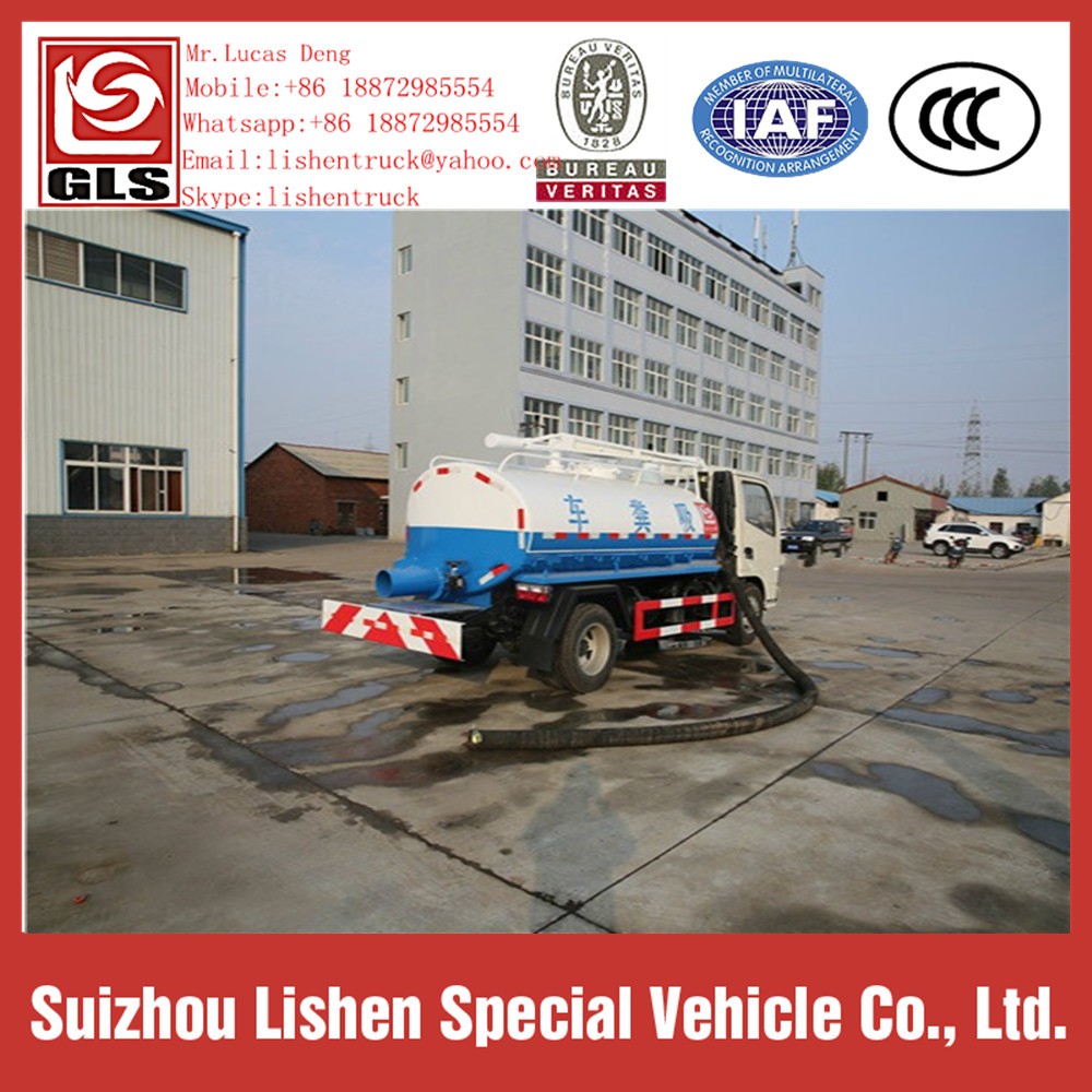 Dongfeng Sewage Suction Truck Tanker Vacuum Sewer