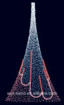 Customized Outdoor Giant Artificial Metal Christmas Tree