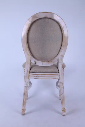 Stackable Luxury New Design Wooden Wedding Home French Louis Chair