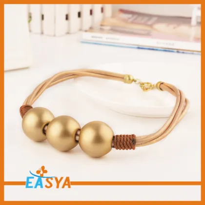 Abalorios De Plata Para Pulseras Big Pearls Bead Necklace