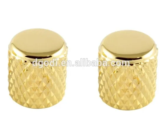 custom guitar knob brass insert and knob screw