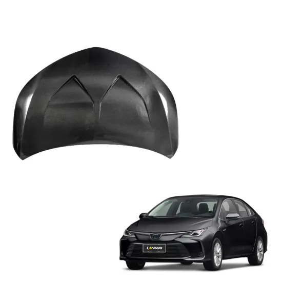 Carbon Fiber Hood for Toyota Corolla 13-19 Engine Bonnet Refitting Accessory