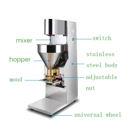 Steel Meatball Making Tool - Machine Meat Ball / Fishball Maker