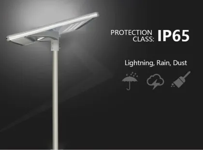 Eight Modules Waterproof IP65 High Power Solar Integrated Street Light