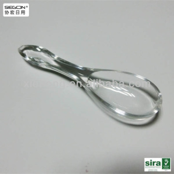 2014 hot sale acrylic spoon, clear plastic spoon
