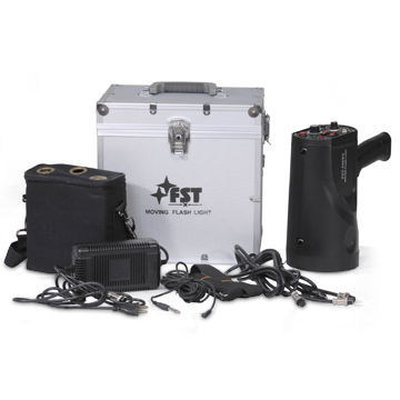 Battery Pack Flashlight with Color Temperatures of 5,600K and 500W Power