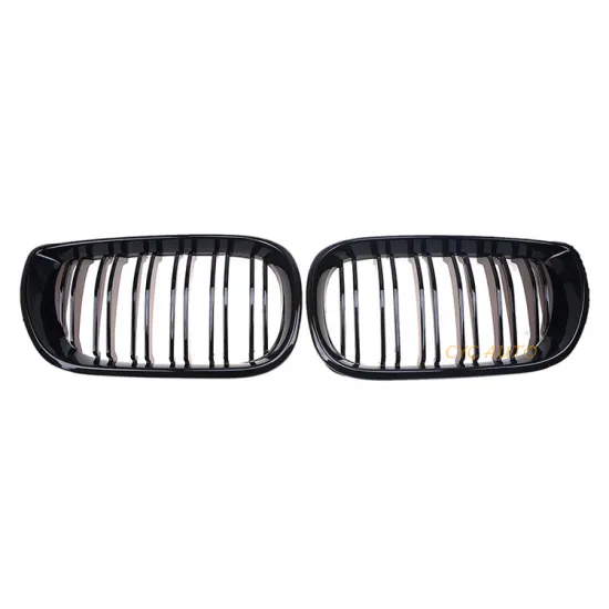 E46 Double Slat Front Bumper Grille for BMW 3 Series 2002-2004