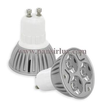 Μόδας 3 * 1W 3x1W υψηλής ισχύος 3W GU10 LED σποτ 3 w LED φώτα της δημοσιότητας