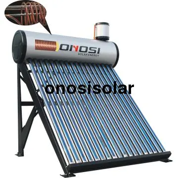 Compact Solar Water Heating  with Copper Coil