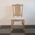 Vintage Rattan Wooden Louis Dining Chair