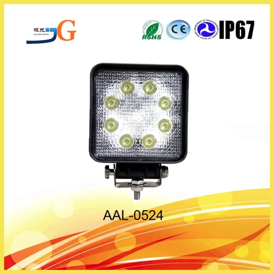 Marine Car Led Lights 12V 24W Led Work Light Lamp For 4Wd Offoad Bus