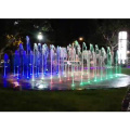 Water and light show modern design fountain