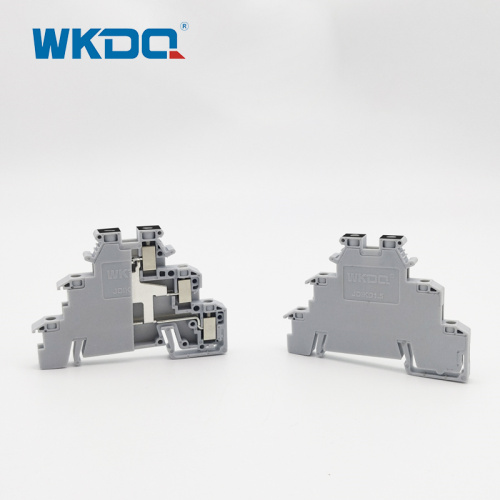 Conector do bloco terminal do sensor de 3 camadas do trilho Din com ligante equipotencial