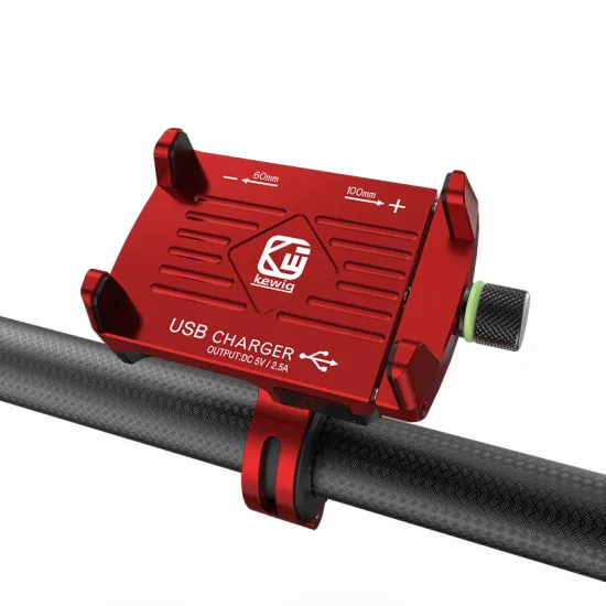 Anti-Slip Universal Phone Holder for Bike/Motorcycle with USB Charging