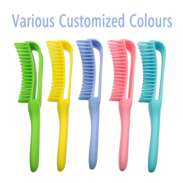Wet Brush Detangler Flexible nylon tooth massage comb brush Factory