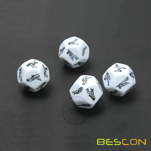 Polyhedral 12 Sided Sex Dice