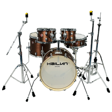 Hailun Jazz Drum New Product: 5 Drums and 3 Cymbals Set for Children's and Adult Beginners