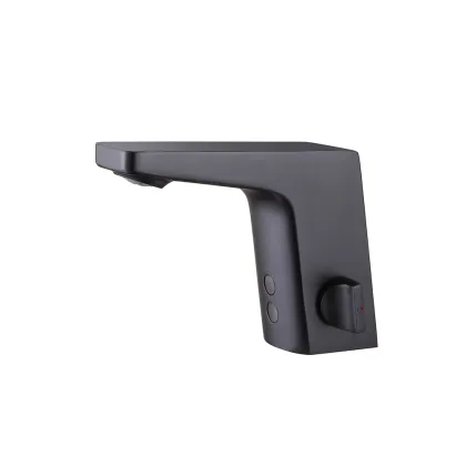 Modern Single Hole Deck Mounted Induction Motion Sensor Bathroom Faucet