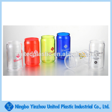 promotional brand new hard plastic mug for soft drinks, beer etc.