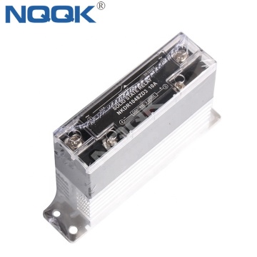 Black Shell Narrow DC-AC LED Single Phase Solid State Relay with Heat Sink