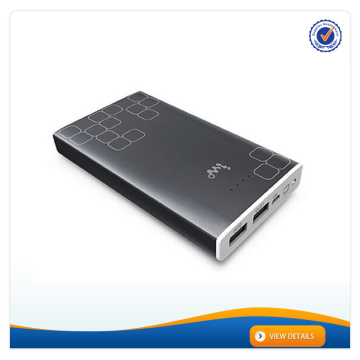 AWC703 For ipad/iphone wholesale portable 2A input fast charger metal power bank 10000mah