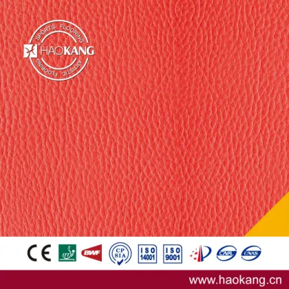 lichi pattern pvc sports flooring/cheap sports floor