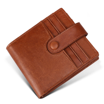 2021 Wholesale Customized Vintage PU men's leather Coin Purse wallet