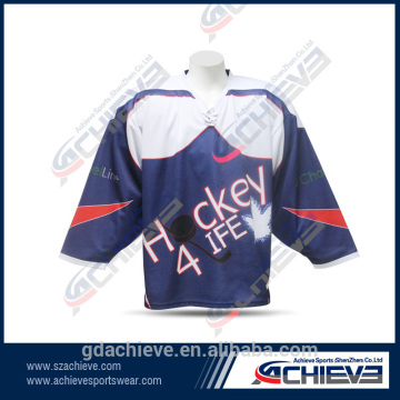 accept small order, wholesale blank custom sublimation ice hockey jersey china