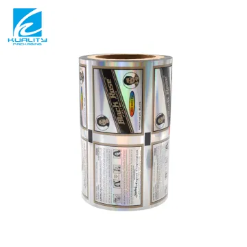 Custom Printed Plastic Multi-layer Packaging Laser Film for Liquid Shampoo