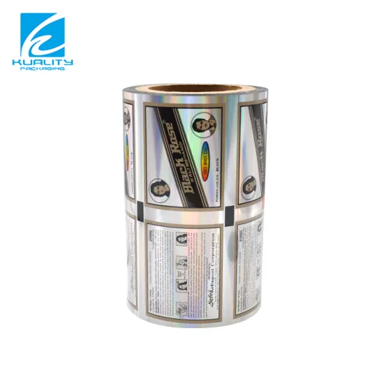 Custom Printed Plastic Multi-layer Packaging Laser Film for Liquid Shampoo